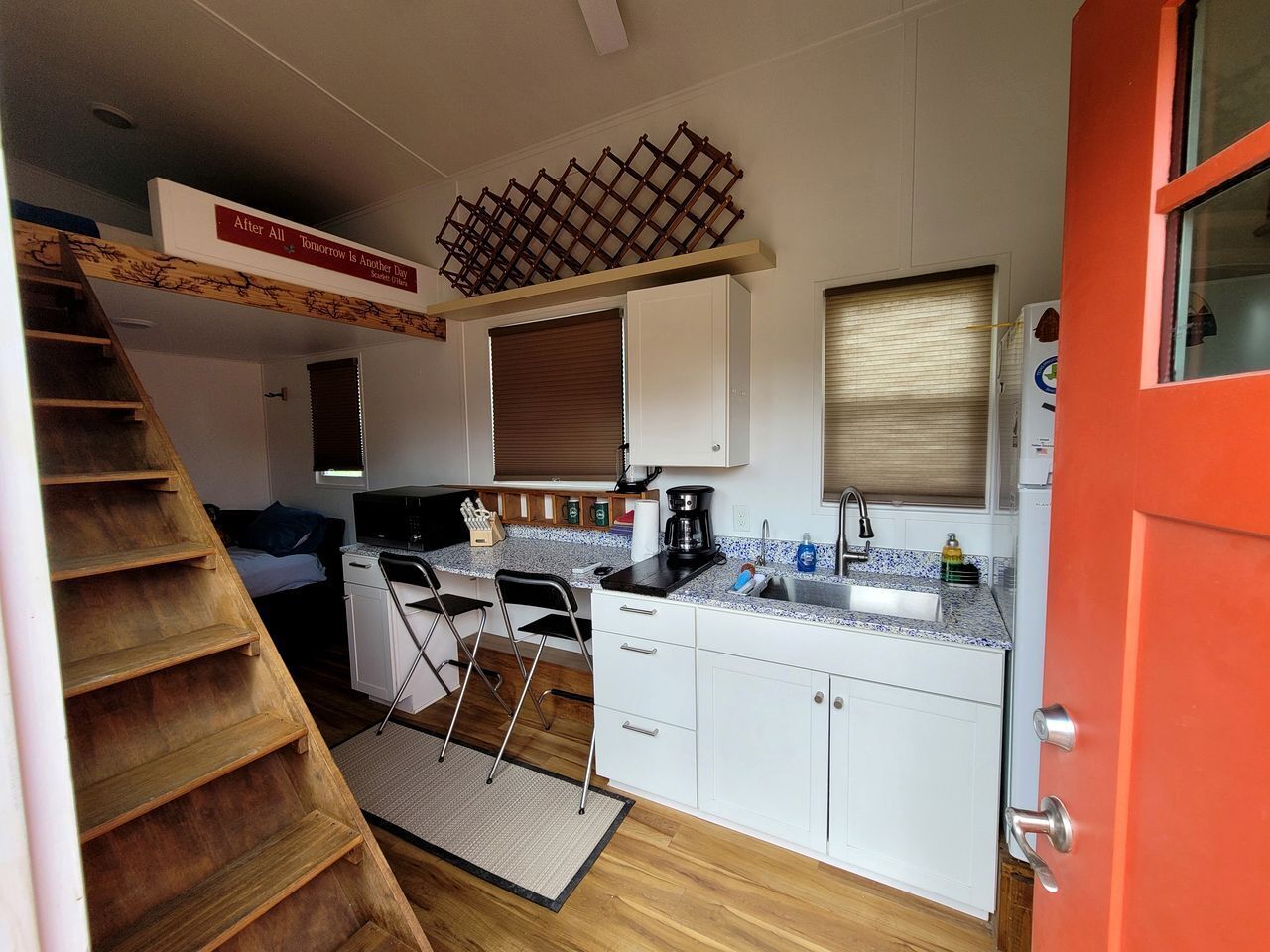 Fridge, oven, stovetop, toaster