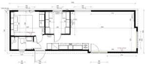 Floor plan - Little Escapes | Zilt (Heinkenszand)