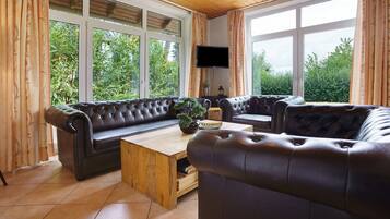 Fernseher, Kamin