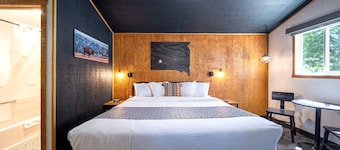 Charming Renovated Ground-Level Cabin with Quiet Setting Near Wall Drug – Wall, South Dakota