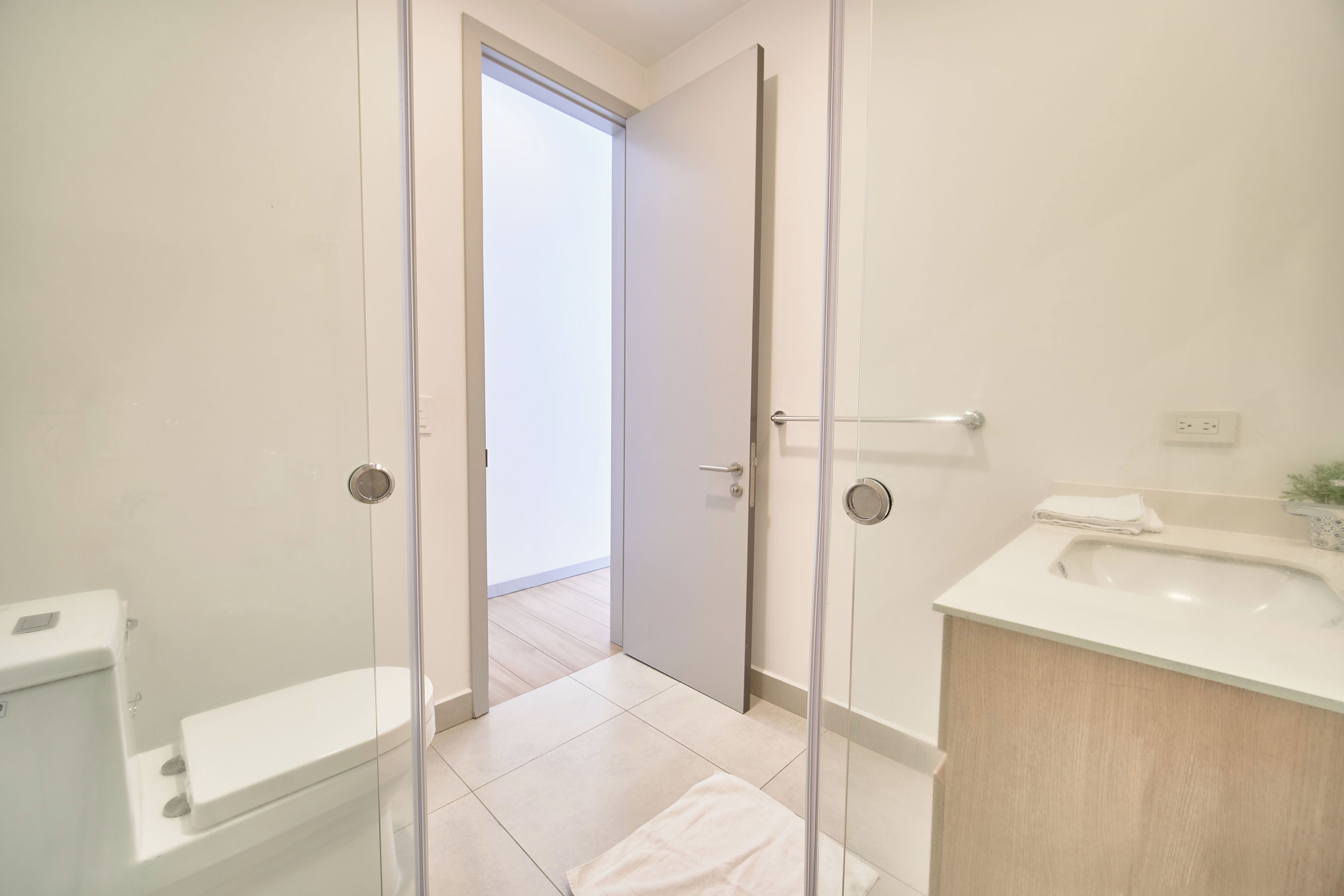 Towels, soap, toilet paper