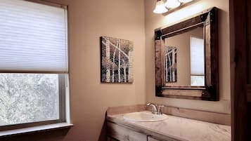 Hair dryer, towels, toilet paper