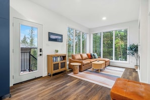 TV, fireplace, offices