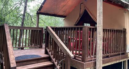 Enjoy a Glamping Experience at this Safari Tent in Livingston, Texas