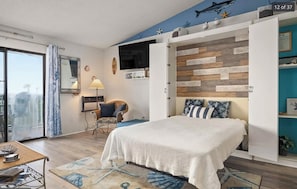 Iron/ironing board, WiFi, bed sheets - Peaceful studio with AC near the beach in Ocean City amazing sunset views. (Ocean City)