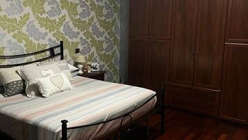 Blackout drapes, iron/ironing board