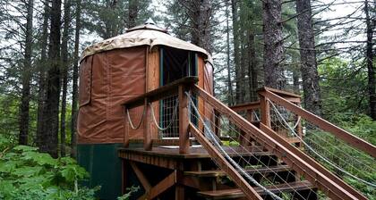 Alaska Glamping Yurt for Family Friendly Adventure