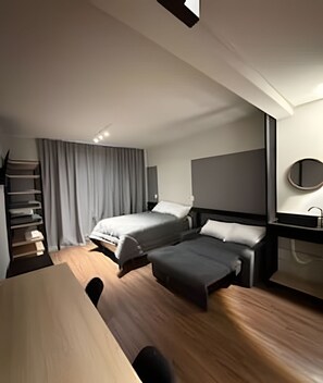 Ropa de cama de alta calidad, wifi gratis, mobiliario individual