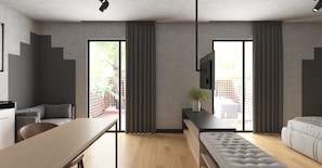 Eenvoudige studio | Woonruimte