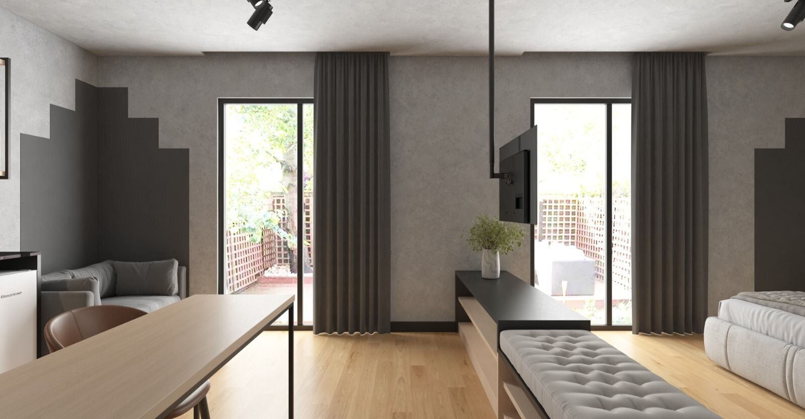 Basic Studio | Living area | 32-inch Smart TV with digital channels
