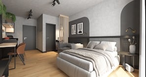 Standard Studio | Premium bedding, WiFi (free), individually furnished, bed sheets