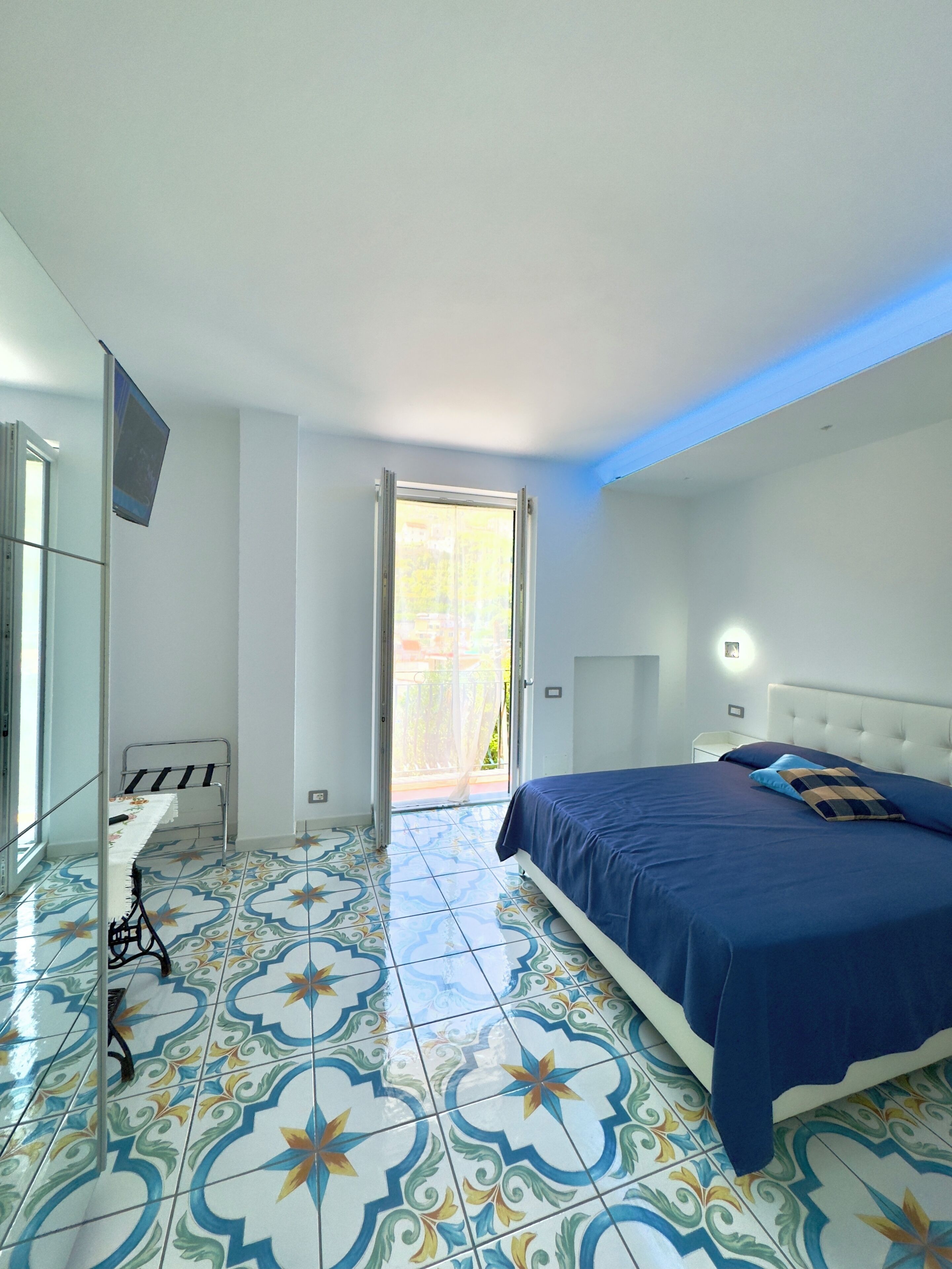 Comfort-Apartment, Balkon, Buchtblick