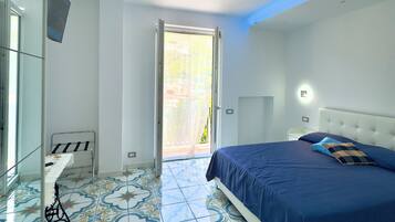 Comfort-Apartment, Balkon, Buchtblick