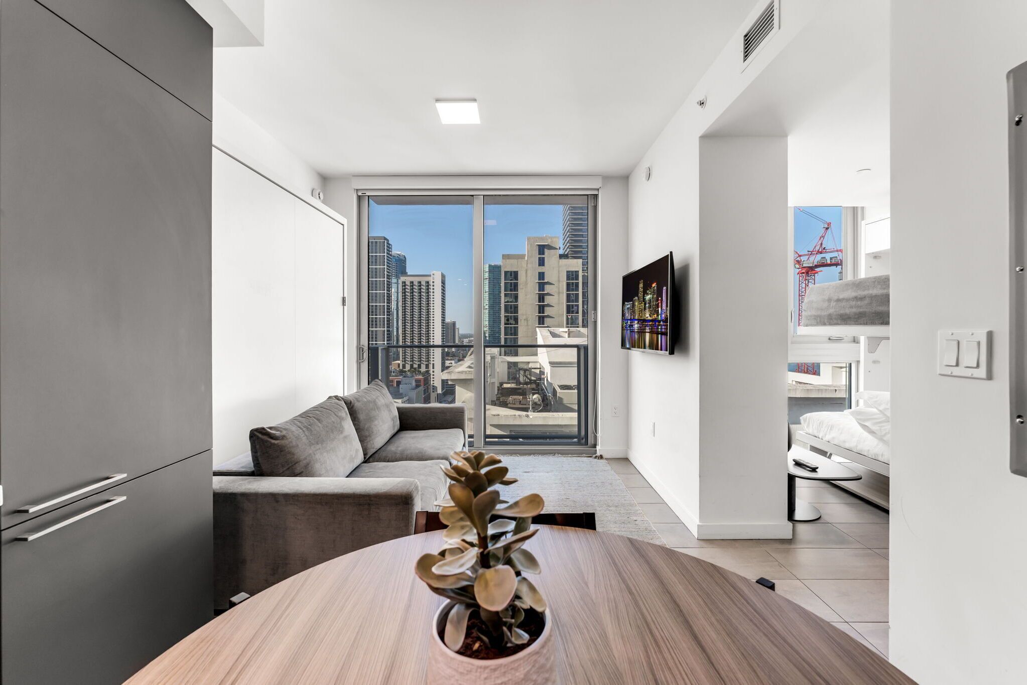 Apartment, 1 Bedroom, Kitchen, City View | Interior