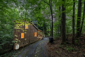 Exterior - Cozy Smoky Mountain Cabin Escape • Hot Tub, Sauna & Mountain Views near Sevierville, Tennessee (Sevierville)
