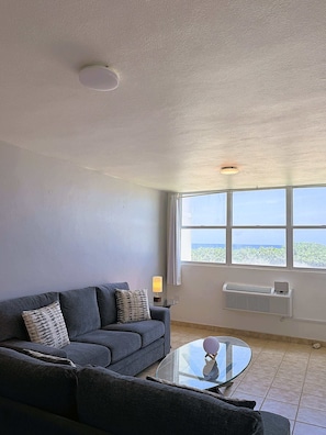 TV, offices - #31 REAL Oceanfront Second Floor Apt @ Jobos Beach (San Antonio)