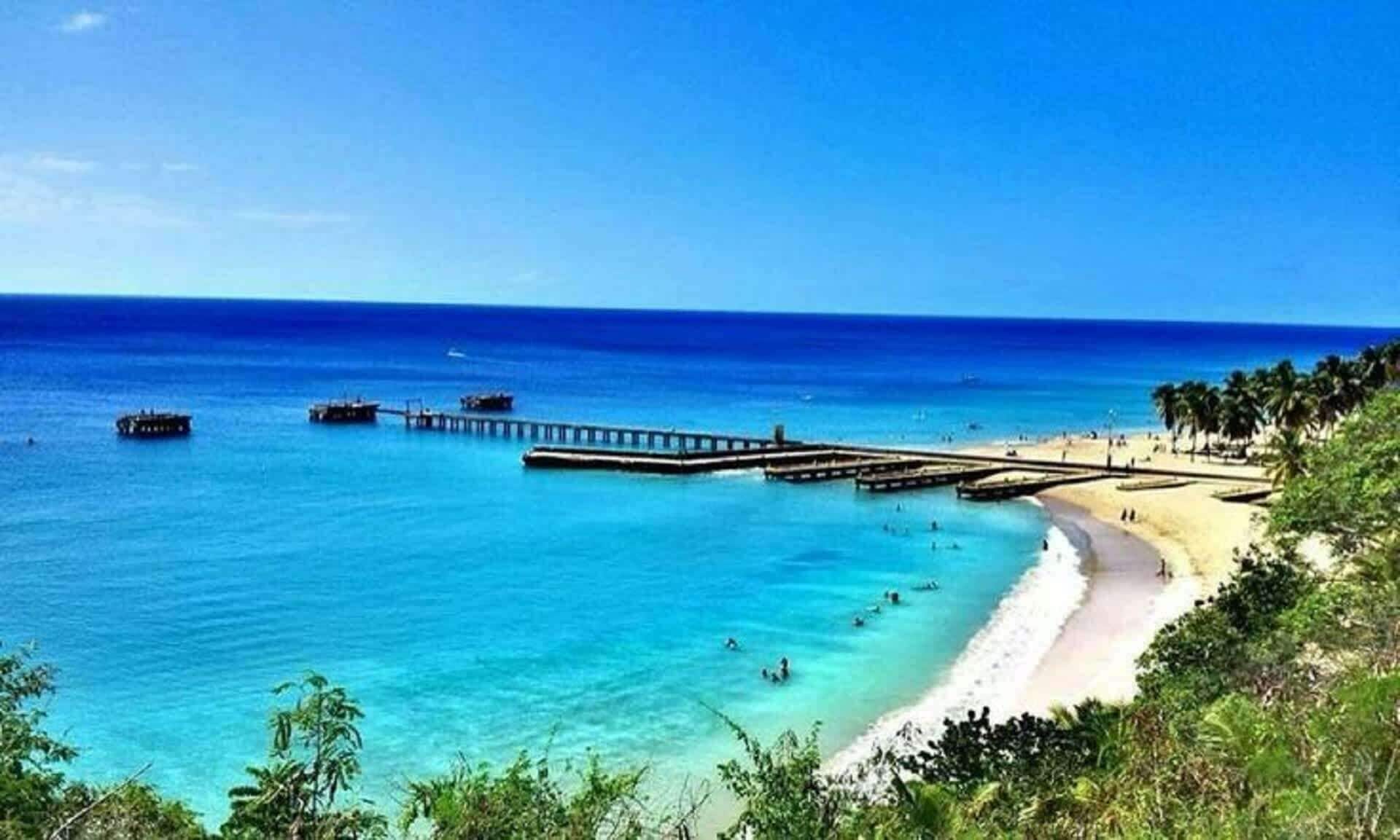 Na praia 