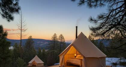 Boutique Glamping Retreat with Elevated Views and Serenity in Sandpoint, Idaho