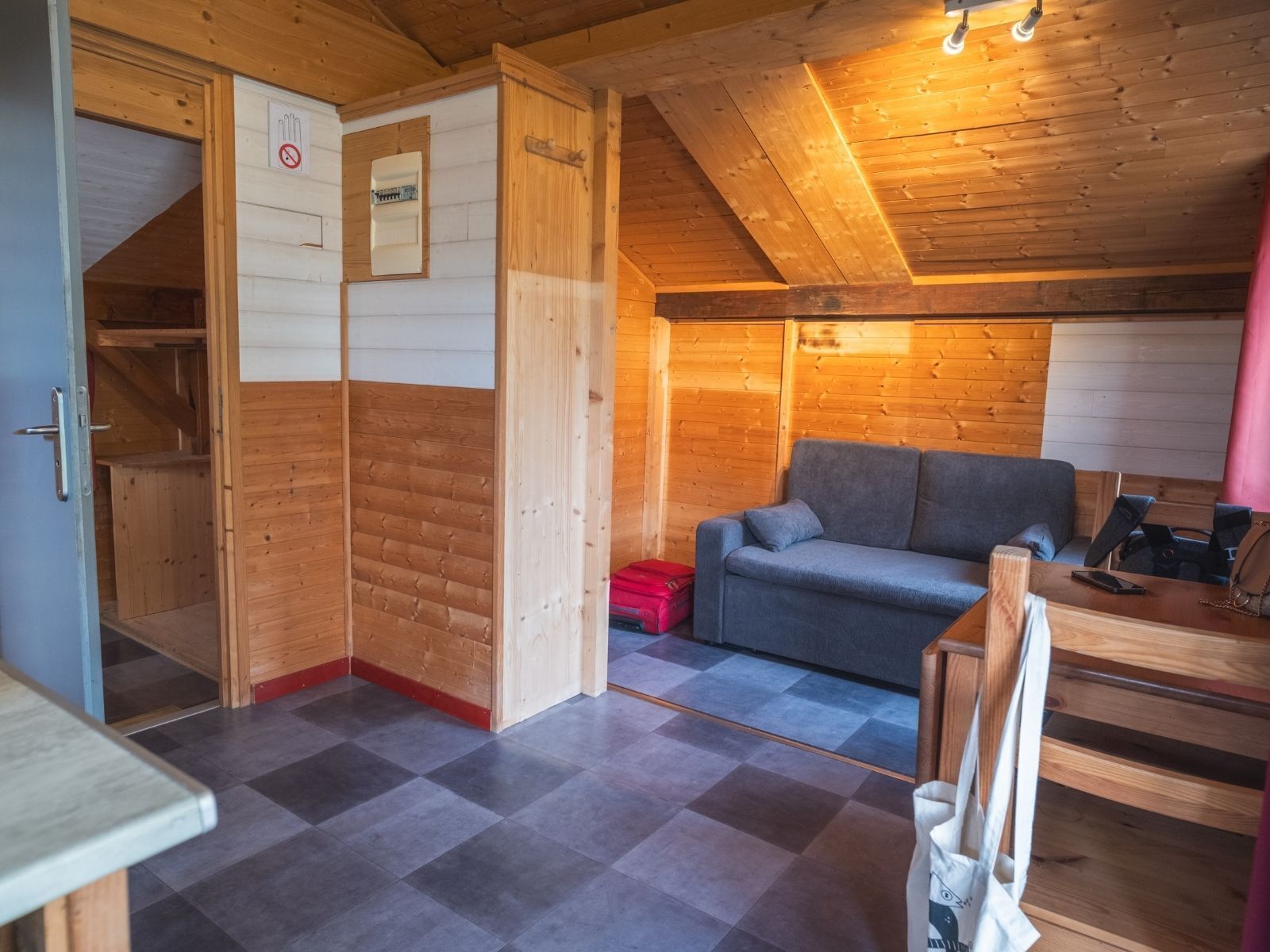 Chalet Confort, 1 chambre | Coin séjour
