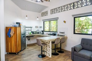 Private kitchen - Cozy 2-BR House steps away great surf and eats in Playa Grande (Playa Grande)