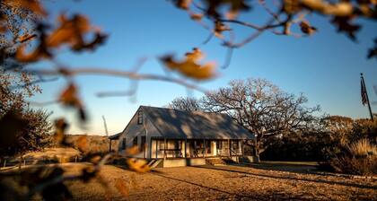 Spacious Luxury Getaway at Restored Ranch Cabin Rental near Austin, Texas