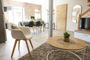 Dining - Charming duplex with a terrace and garden for 6 people (Bischoffsheim)
