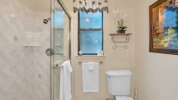 Hair dryer, towels