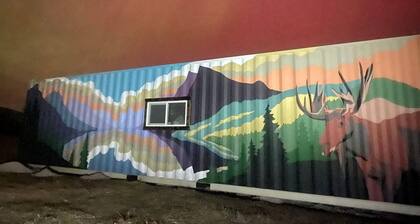Serene Recycled Container in Big Sky Montana, Perfect for a Glamping Weekend in the Wilderness