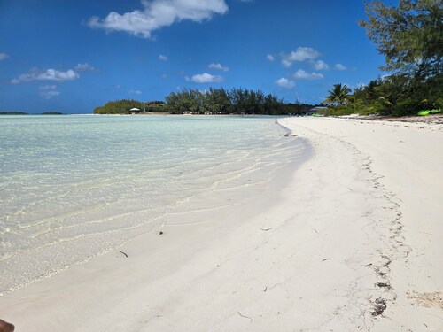New 4 bedroom house in Spanish Wells just steps away from the beautiful beach.