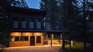 Exterior - NEW Build! Private cabin in the woods w/hot tub & convenient central location! (Whitefish)