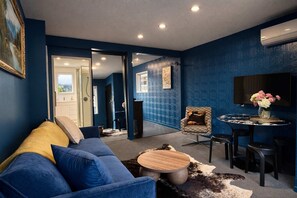 Living area - Winifreds Apartment Where Design Meets Convenience (Hamilton)