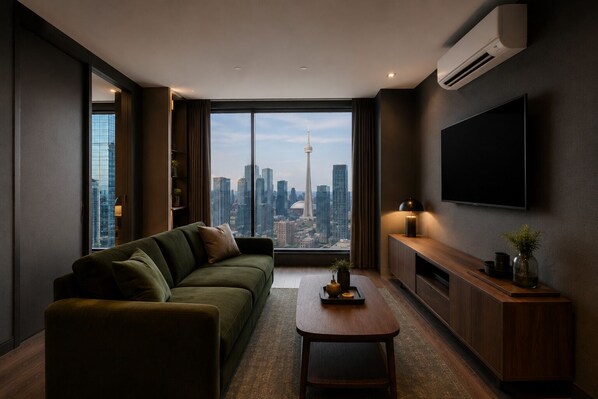 Living area - Lakeview 1BR Suite by the Waterfront (Toronto)