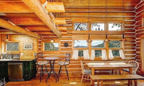 Range View on the Rocks | Log Home | 360 Mtn Views
