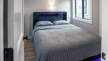 In-room safe, desk, iron/ironing board, travel cot