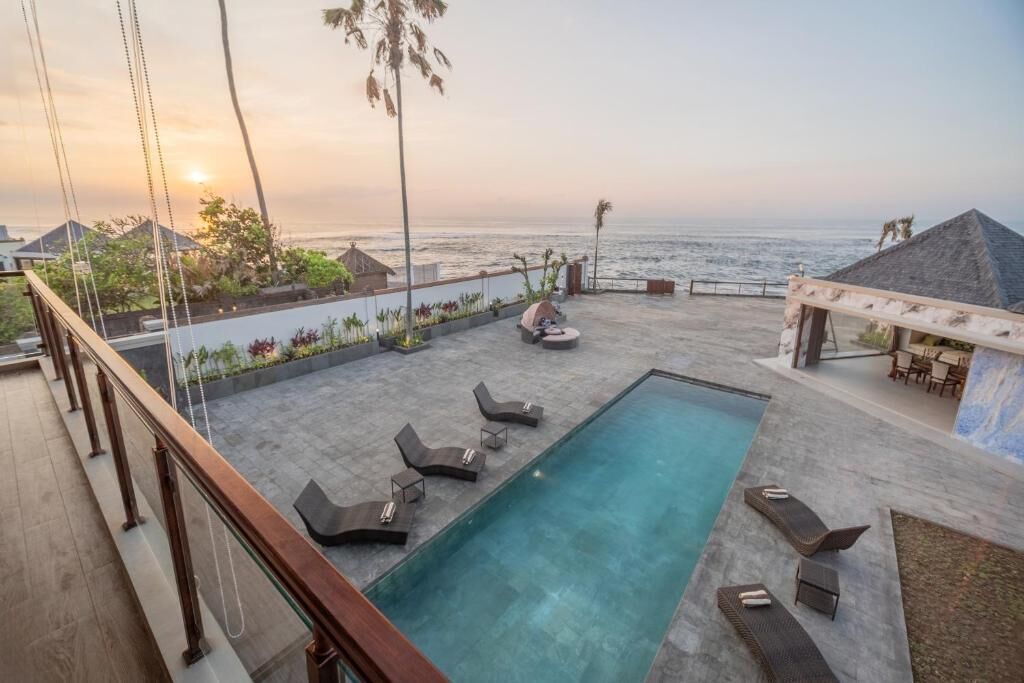 Vila, balkon, pemandangan laut | Kolam renang | 2 kolam renang outdoor