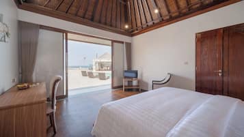 Villa, balcon, vue mer