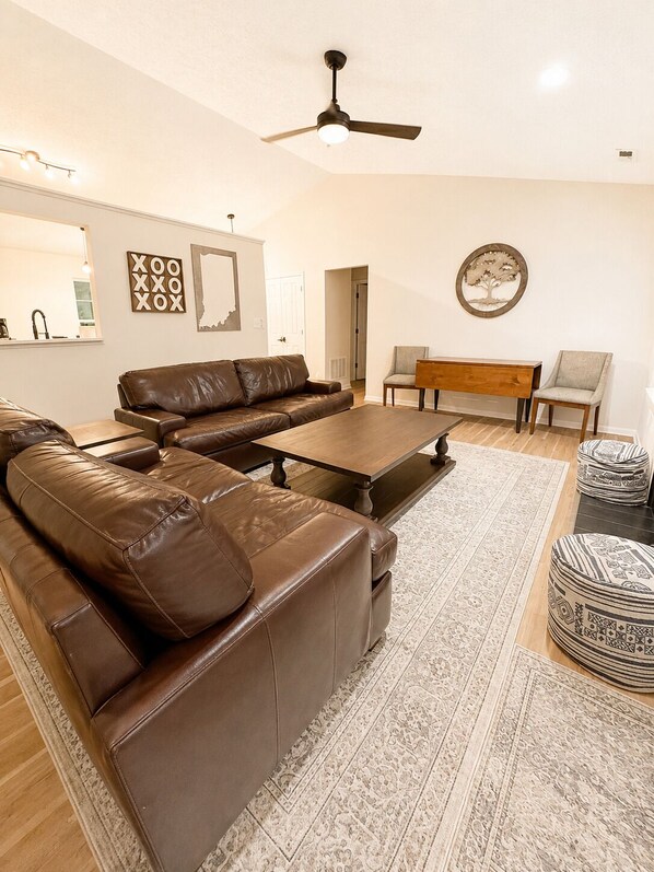 Living area - The Carmel Edit. Curated Comfort in Carmel, near Grand Park. Sleeps 11. (Carmel)