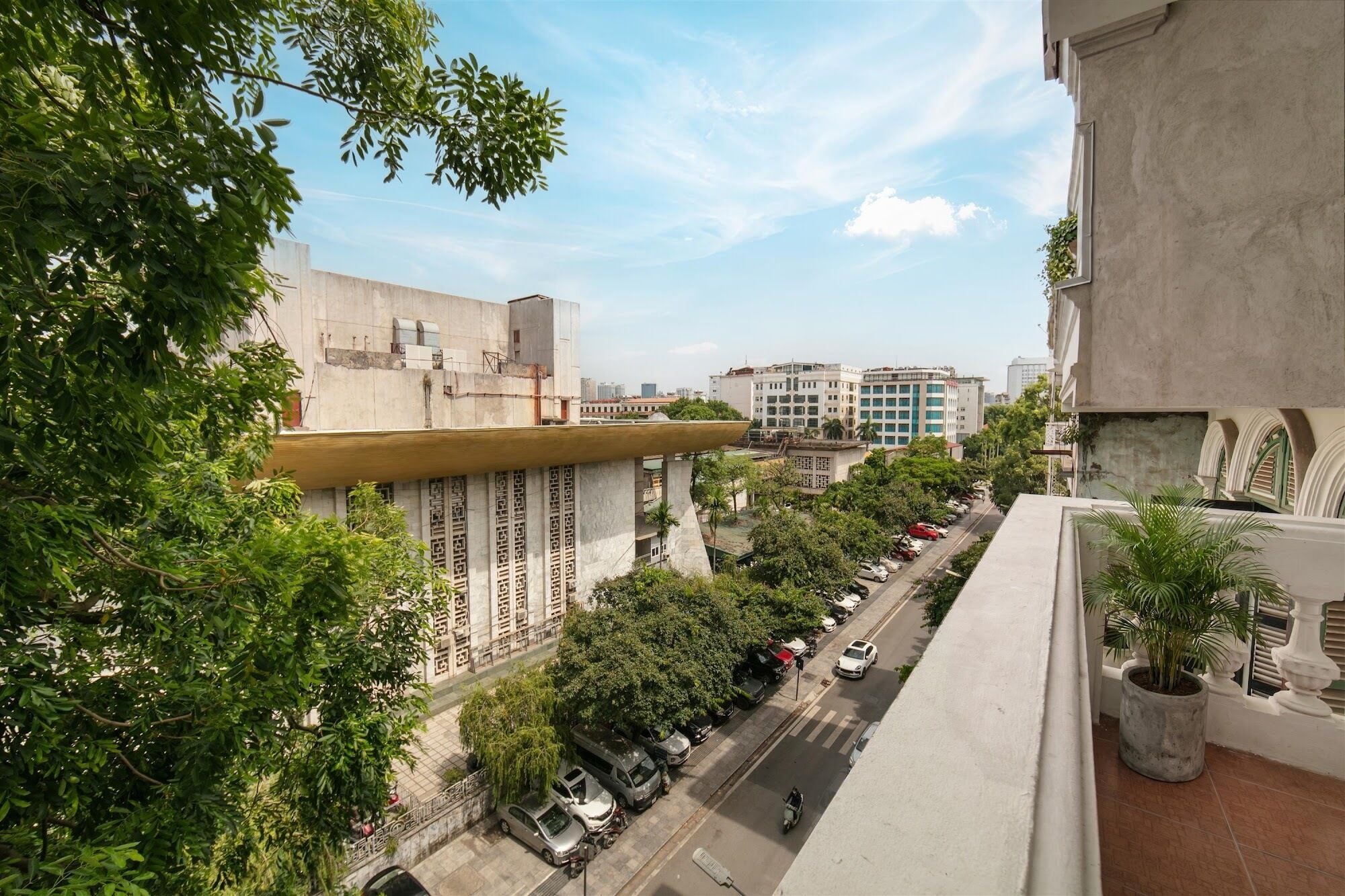 Vue depuis l’hébergement 