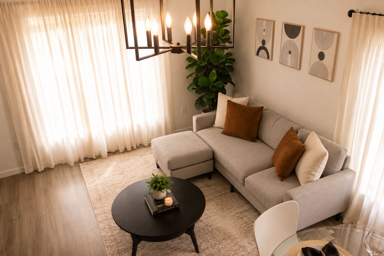 Área de sala de estar