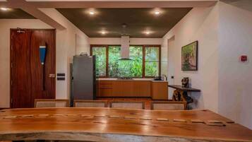 Villa, 4 Bedrooms, Balcony, Pool View | Dining