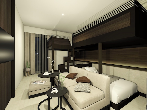 Superior Quadruple Room | Desk, WiFi - VAYS HATCHOBORI TOKYO (Chuo city)