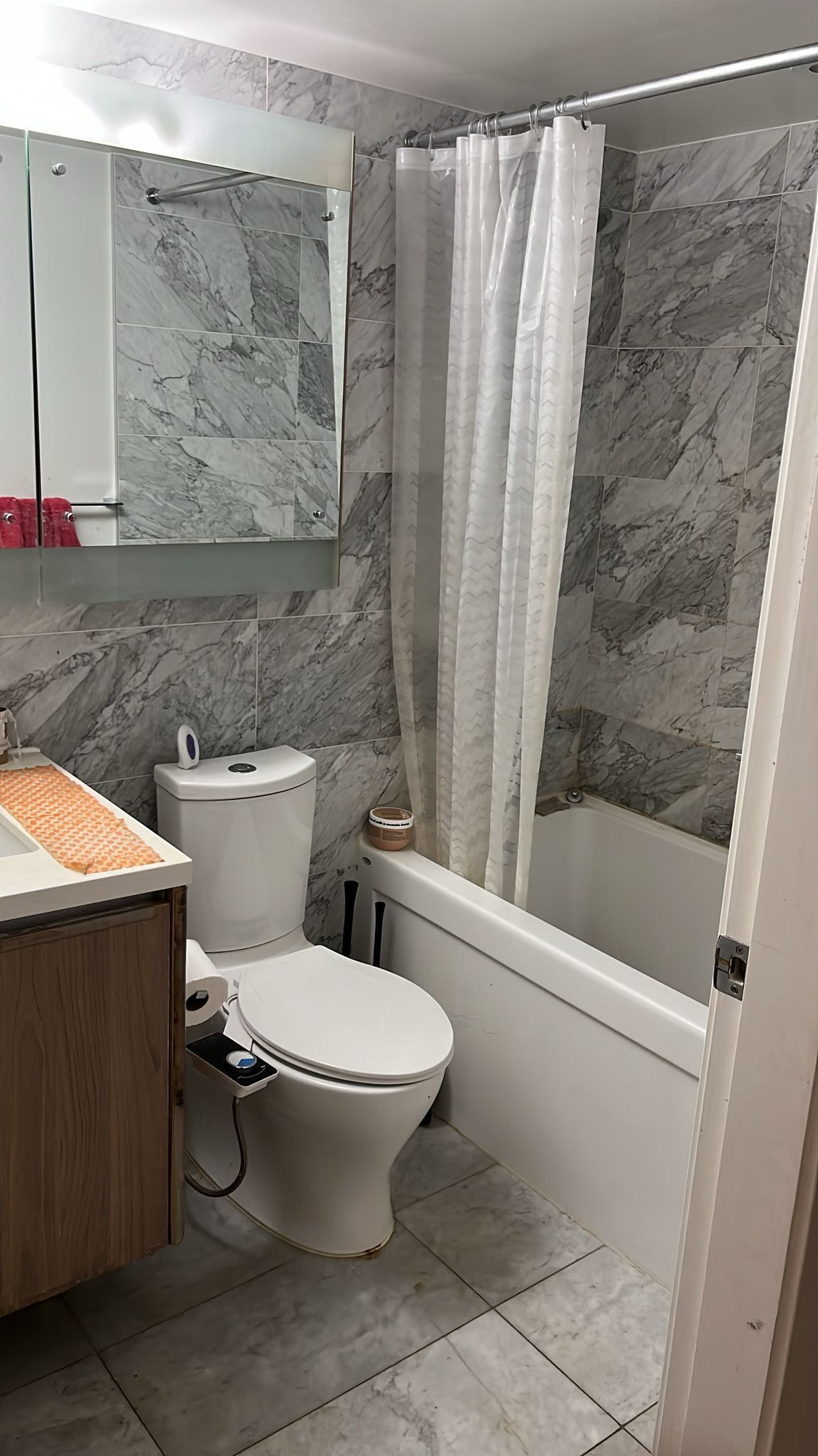 Towels, soap, toilet paper