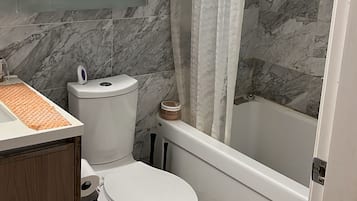 Towels, soap, toilet paper