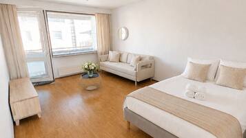 1 Schlafzimmer, Bügeleisen/Bügelbrett, Bettwäsche