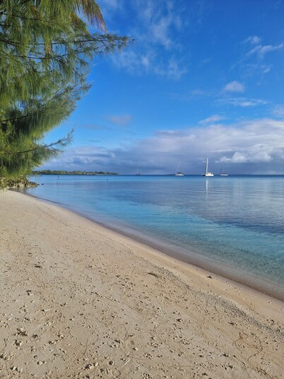 House facing the Tikehau lagoon