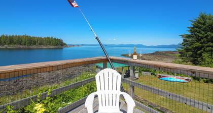 Ocean Front & Private Beach! Coffman Cove Lodge