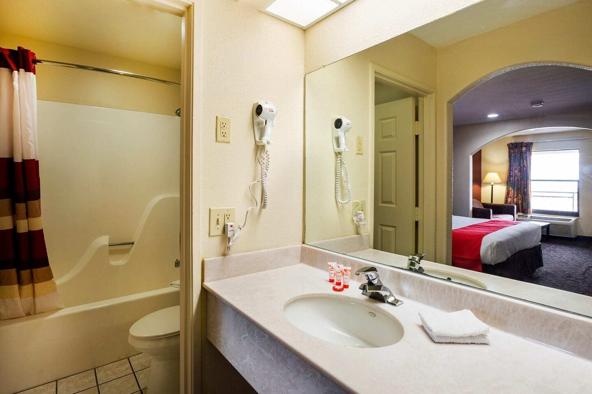 Shower, hair dryer