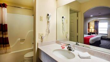 Shower, hair dryer