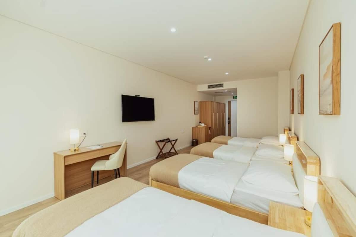In-room safe, desk, laptop workspace, blackout drapes