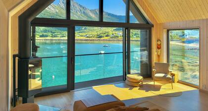 Haus am Wasser mit Panoramablick in Nordskot